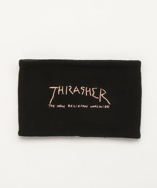 THRASHER(スラッシャー)の「THRASHER/スラッシャー キッズ ネックウォーマー 防寒 22TH-K51K(ネックウォーマー/スヌード・キッズ・ブラック/ネイビー/レッド・FREE)」の2枚目の写真