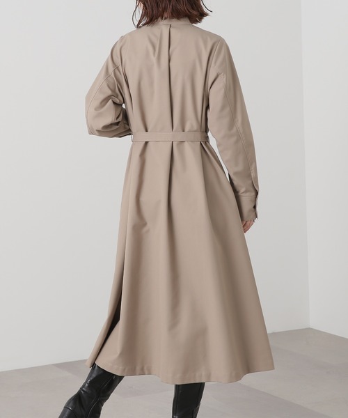 N.(N. Natural Beauty Basic)(エヌエヌナチュラルビューティーベーシック)の「◆トライアングルオープンワンピース(ワンピース・レディース・グレー/ベージュ/ライトグリーン・MEDIUM)」の10枚目の写真