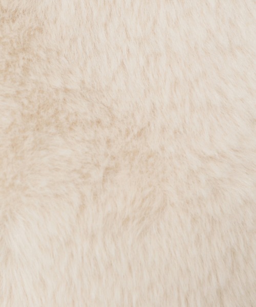 mysty woman（ミスティウーマン）の「ファーベストＳＥＴコート 176102（ノーカラーコート・レディース・モカ/アイボリー/ブラック・FREE）」の17枚目の写真