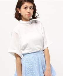 Kastane | 【Kastane】5分袖ハイネックプルオーバー(Tシャツ/カットソー)