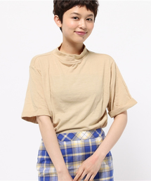 Kastane | 【Kastane】5分袖ハイネックプルオーバー(Tシャツ/カットソー)