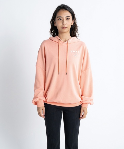 ROXY(ロキシー)の「ON THE BEACH HOODIE/ロキシープルオーバーパーカー(パーカー・レディース・ピンク/オレンジ/ブルー/ホワイト・MEDIUM/LARGE/SMALL)」の13枚目の写真