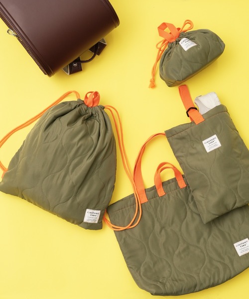 CIAOPANIC TYPY（チャオパニックティピー）の「【KIDS】【NewTYPYLife】キルティングマルチ巾着バッグ（ハンドバッグ・キッズ・ブラック/カーキ/アイボリー・ONE SIZE）」の16枚目の写真