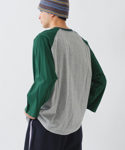 WHIMSIC(ウィムジック)の「【UNISEX】ベースボールロングスリーブTEE(Tシャツ/カットソー・メンズ・グレー系その他/チャコールグレー/ホワイト系その他2/ホワイト系その他/グレー系その他2・FREE)」の5枚目の写真