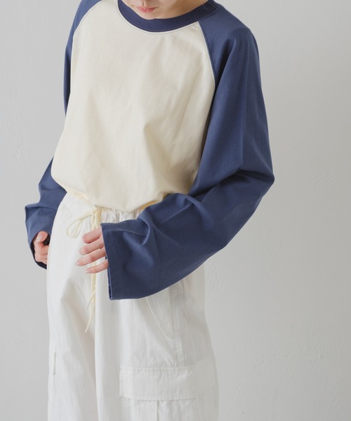 WHIMSIC(ウィムジック)の「【UNISEX】ベースボールロングスリーブTEE(Tシャツ/カットソー・メンズ・グレー系その他/チャコールグレー/ホワイト系その他2/ホワイト系その他/グレー系その他2・FREE)」の16枚目の写真