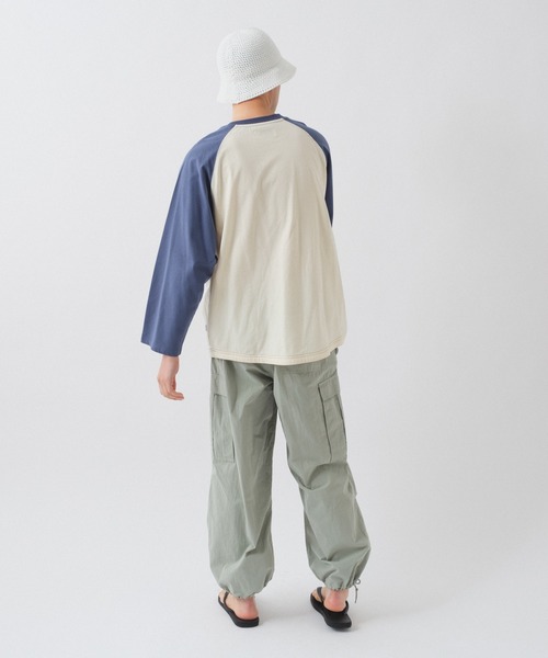 WHIMSIC(ウィムジック)の「【UNISEX】ベースボールロングスリーブTEE(Tシャツ/カットソー・メンズ・グレー系その他/チャコールグレー/ホワイト系その他2/ホワイト系その他/グレー系その他2・FREE)」の11枚目の写真