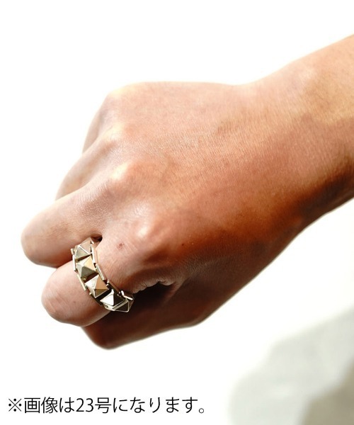 EGO TRIPPING（エゴトリッピング）の「ab1562-CLASSY STUDS RING #7 