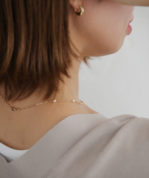 La TOTALITE（ラトータリテ）の「【PEARL INTERNATIONAL/パールインターナショナル】chain pearl necklace（ネックレス・レディース・ゴールド・FREE）」の3枚目の写真