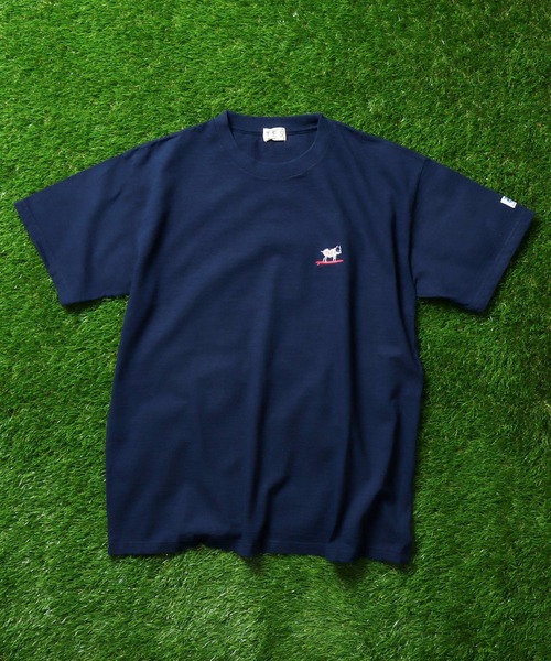 The Endless Summer（エンドレスサマー）の「TES ORGANIC COTTON HUNTINGTON BIG T-SHIRT / オーガニックコットンビッグT（Tシャツ/カットソー・メンズ・ブラック/ミント/ダークグリーン/ネイビー/ベージュ/ホワイト/ターコイズブルー/オレンジ・MEDIUM/LARGE/SMALL/X-LARGE）」の15枚目の写真