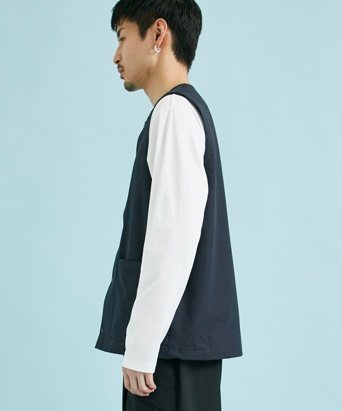 CITY TOKYO（シティトウキョウ）の「AUTHENTICスタジアムベスト（ベスト・メンズ・ダークグレー/ブルー・1/2）」の7枚目の写真