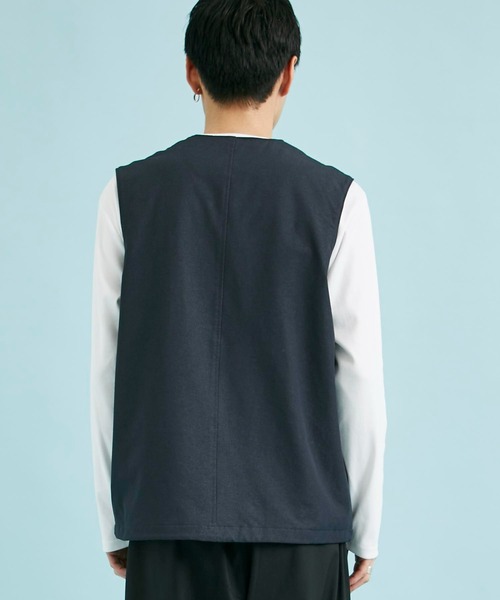 CITY TOKYO（シティトウキョウ）の「AUTHENTICスタジアムベスト（ベスト・メンズ・ダークグレー/ブルー・1/2）」の8枚目の写真