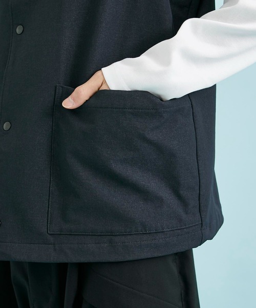 CITY TOKYO（シティトウキョウ）の「AUTHENTICスタジアムベスト（ベスト・メンズ・ダークグレー/ブルー・1/2）」の10枚目の写真