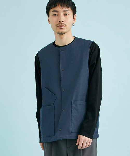 CITY TOKYO（シティトウキョウ）の「AUTHENTICスタジアムベスト（ベスト・メンズ・ダークグレー/ブルー・1/2）」の14枚目の写真