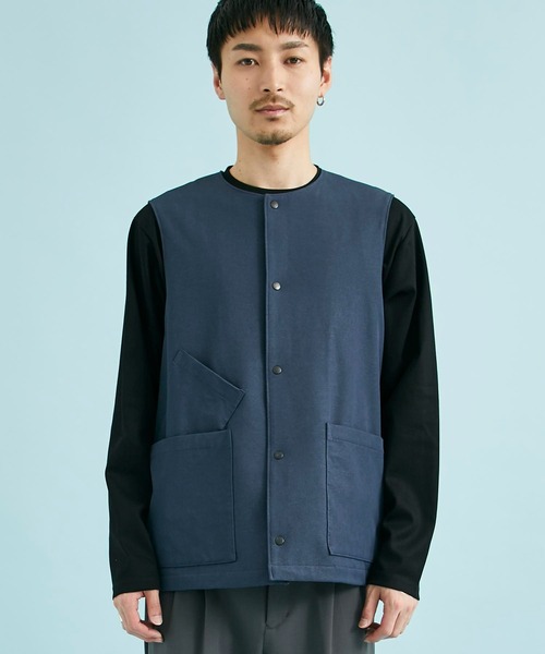 CITY TOKYO（シティトウキョウ）の「AUTHENTICスタジアムベスト（ベスト・メンズ・ダークグレー/ブルー・1/2）」の17枚目の写真