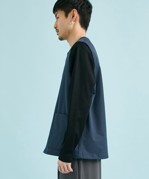 CITY TOKYO（シティトウキョウ）の「AUTHENTICスタジアムベスト（ベスト・メンズ・ダークグレー/ブルー・1/2）」の18枚目の写真