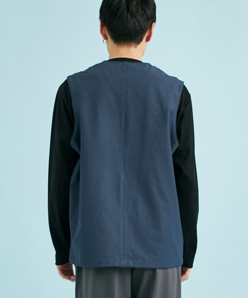 CITY TOKYO（シティトウキョウ）の「AUTHENTICスタジアムベスト（ベスト・メンズ・ダークグレー/ブルー・1/2）」の19枚目の写真