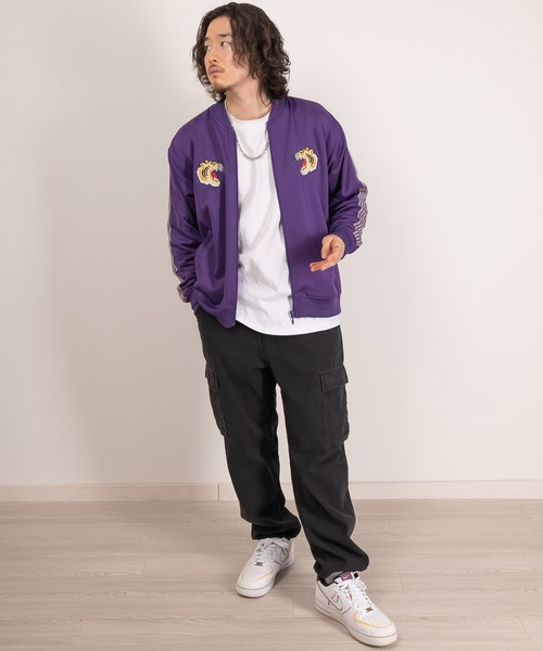 SlashDate(スラッシュデイト)の「ワイドシルエット裾ドローコードツイルカーゴパンツ/バルーンシルエット(カーゴパンツ・メンズ・ブラック/カーキ・XL/L/M)」の19枚目の写真