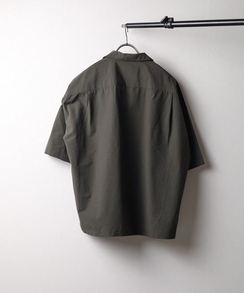 FRANKLIN & MARSHALL（フランクリンマーシャル）の「『FRANKLIN & MARSHALL』OPEN SHIRT（シャツ/ブラウス・レディース・カーキ/ブラック・LARGE/X-LARGE/MEDIUM）」の4枚目の写真