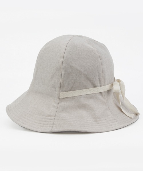 polcadot（ポルカドット）の「ポケッタブルリボン チューリップハット（ハット・レディース・ブラック/ベージュ・FREE）」の8枚目の写真