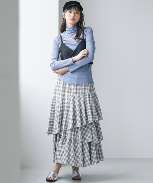 miclat（ミクラ）の「大きいサイズ　キャミソールビスチェ　miclat（キャミソール・レディース・ブラック/ラベンダー/カーキ・LL/4L/L/5L/3L）」の15枚目の写真