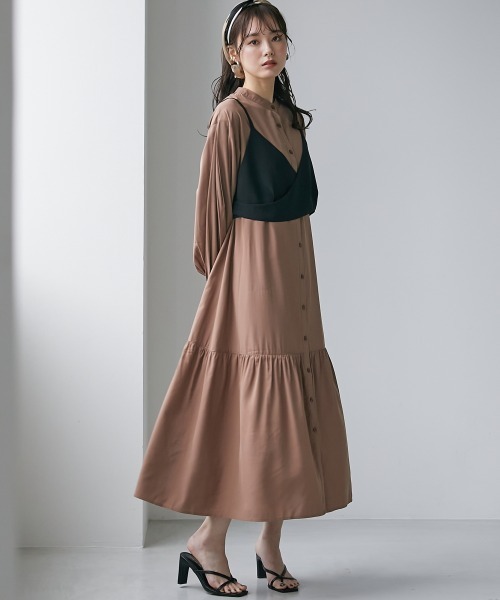 miclat（ミクラ）の「大きいサイズ　キャミソールビスチェ　miclat（キャミソール・レディース・ブラック/ラベンダー/カーキ・LL/4L/L/5L/3L）」の20枚目の写真