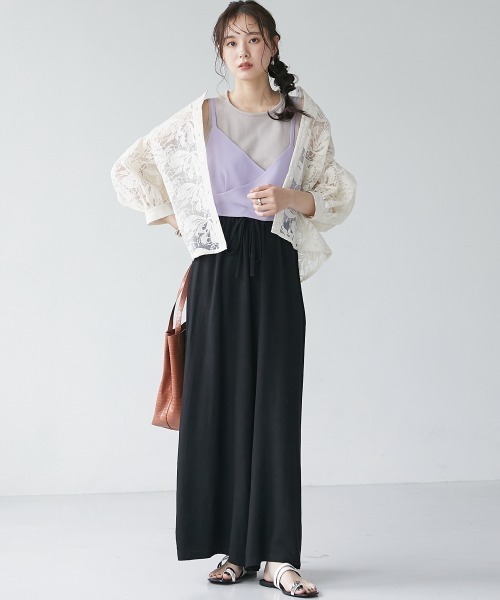 miclat（ミクラ）の「大きいサイズ　キャミソールビスチェ　miclat（キャミソール・レディース・ブラック/ラベンダー/カーキ・LL/4L/L/5L/3L）」の17枚目の写真