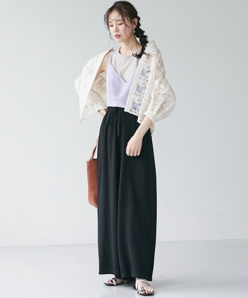 miclat（ミクラ）の「大きいサイズ　キャミソールビスチェ　miclat（キャミソール・レディース・ブラック/ラベンダー/カーキ・LL/4L/L/5L/3L）」の19枚目の写真