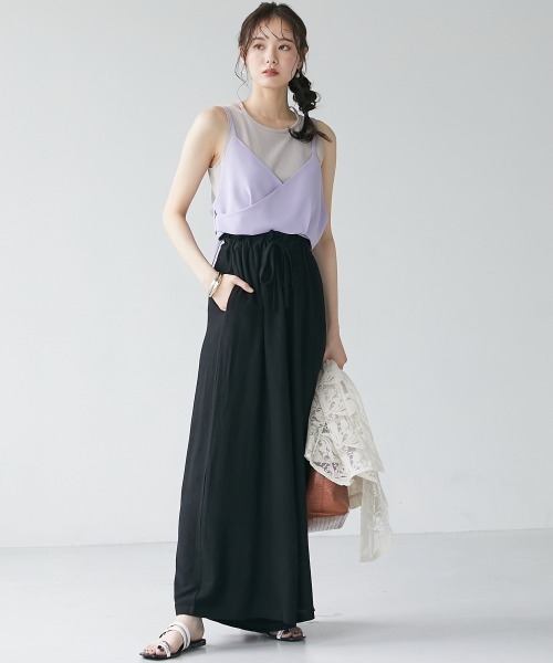 miclat（ミクラ）の「大きいサイズ　キャミソールビスチェ　miclat（キャミソール・レディース・ブラック/ラベンダー/カーキ・LL/4L/L/5L/3L）」の14枚目の写真