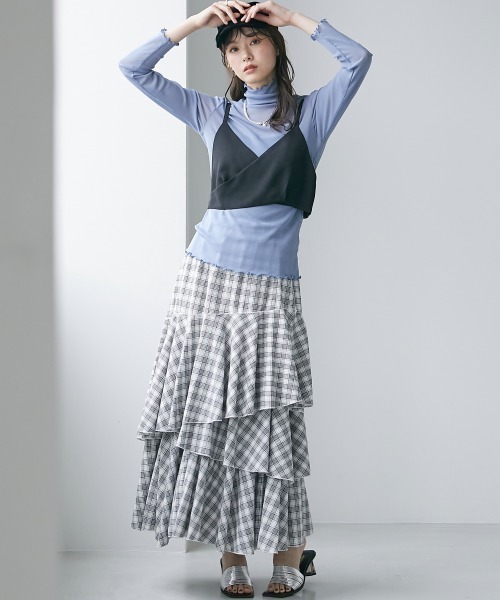 miclat（ミクラ）の「大きいサイズ　キャミソールビスチェ　miclat（キャミソール・レディース・ブラック/ラベンダー/カーキ・LL/4L/L/5L/3L）」の18枚目の写真