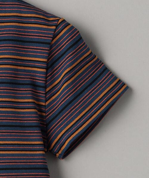 BEAUTY&YOUTH UNITED ARROWS（ビューティーアンドユースユナイテッドアローズ）の「コットン マルチボーダー ショート Tシャツ（Tシャツ/カットソー・レディース・ネイビー/ケリー・FREE）」の16枚目の写真