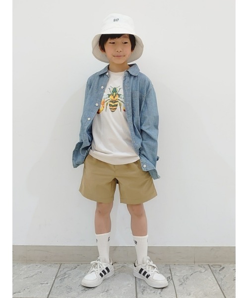 GAP(ギャップ)の「ハイブリッド プルオンショートパンツ (キッズ)(その他パンツ・キッズ・グレー/ブラック/ベージュ・S/L/XXL/M/XL/XS)」の11枚目の写真