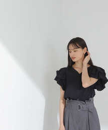 NATURAL BEAUTY BASIC | ◇ボリュームバルーンスリーブブラウス(シャツ/ブラウス)