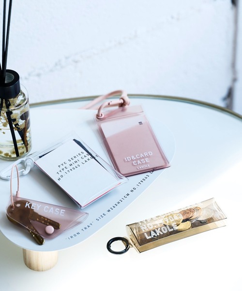 LAKOLE(ラコレ)の「PVCミニコインケース / 193428(コインケース・レディース・ブラック/桜/その他3・FREE)」の6枚目の写真