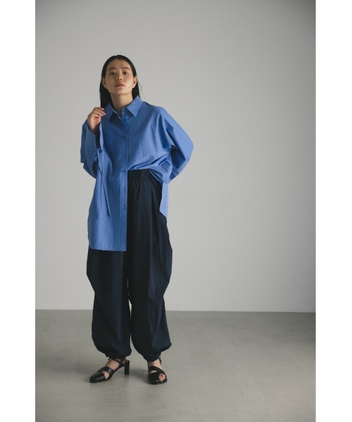 STYLEMIXER(スタイルミキサー)の「カフリボンビッグシャツ(シャツ/ブラウス・レディース・ホワイト/ホワイト系その他/ブルー系その他・FREE)」の22枚目の写真