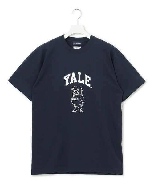 J.PRESS YORK STREET(ジェイプレスヨークストリート)の「【UNISEX】YALE × J.PRESS YORK STREET コラボTシャツ(Tシャツ/カットソー・メンズ・ホワイト系/ネイビー系/ピンク系/ライトグレー系・MEDIUM/LARGE/SMALL)」の4枚目の写真