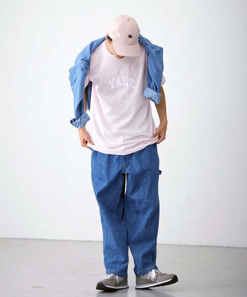 J.PRESS YORK STREET(ジェイプレスヨークストリート)の「【UNISEX】YALE × J.PRESS YORK STREET コラボTシャツ(Tシャツ/カットソー・メンズ・ホワイト系/ネイビー系/ピンク系/ライトグレー系・MEDIUM/LARGE/SMALL)」の7枚目の写真