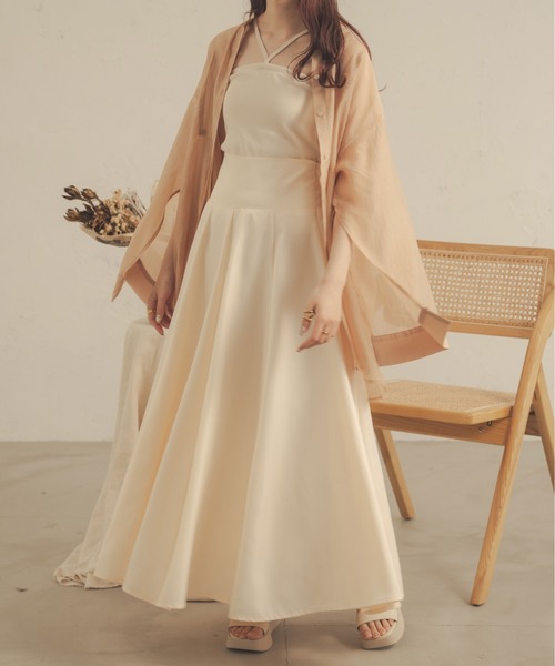 Ambre Neige(アンブルネージュ)の「【カップ付き】ホルターネックキャミソール/【WEB/EC限定商品】(キャミソール・レディース・ブラック/アイボリー・FREE)」の5枚目の写真