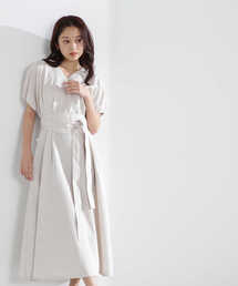 NATURAL BEAUTY BASIC | ◇【VERY6月号掲載】リネンライクカマーベルトワンピース(ワンピース)