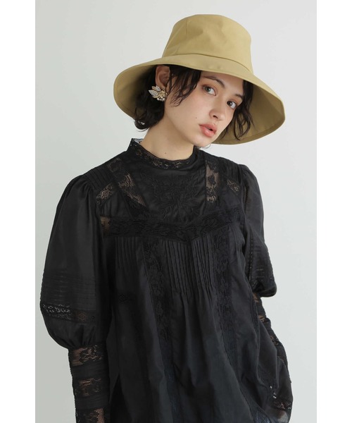 JILL STUART（ジルスチュアート）の「ポークパイハット（ハット・レディース・ベージュ/ブラック・FREE）」の8枚目の写真