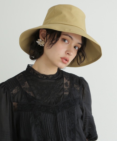 JILL STUART（ジルスチュアート）の「ポークパイハット（ハット・レディース・ベージュ/ブラック・FREE）」の2枚目の写真