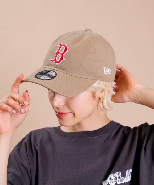 NEW ERA（ニューエラ）の「NEW ERA/ニューエラ キャップ 9TWENTY クロスストラップ カスタムカラー ボストン・レッドソックス  13731676（キャップ・メンズ・カーキ・FREE）」の3枚目の写真