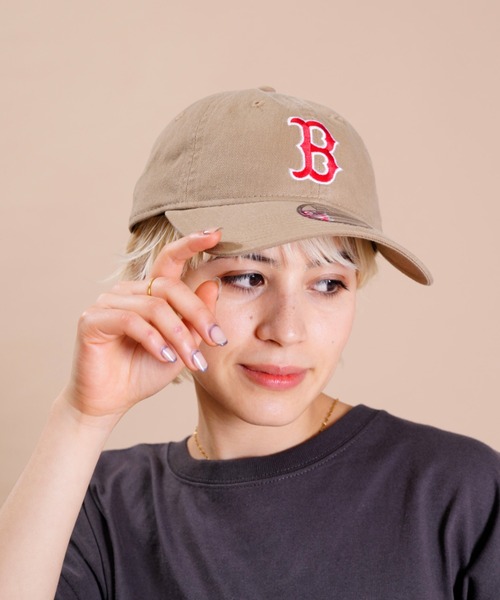 NEW ERA（ニューエラ）の「NEW ERA/ニューエラ キャップ 9TWENTY クロスストラップ カスタムカラー ボストン・レッドソックス  13731676（キャップ・メンズ・カーキ・FREE）」の6枚目の写真