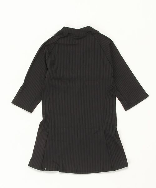 rip curl(リップカール)の「【RIPCURL(リップカール)】PREMIUM SURF ZIP THRU SS/水陸両用UPF 50レディース半袖ジップアップラッシュガード(水着)(ラッシュガード・レディース・ブラック/ブラウン・LARGE/MEDIUM/SMALL)」の3枚目の写真
