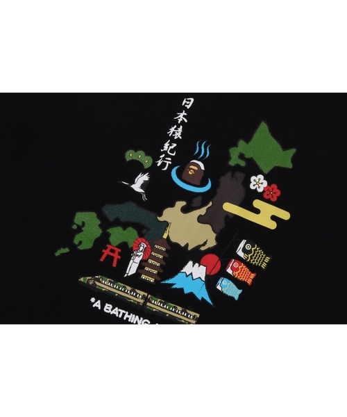 A BATHING APE(アベイシングエイプ)の「JAPAN CULTURE TEE M(Tシャツ/カットソー・メンズ・ホワイト/ブラック・SMALL/LARGE/XXX-LARGE/MEDIUM/X-LARGE/XX-LARGE)」の4枚目の写真