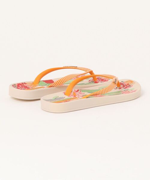 COLLAGE GALLARDAGALANTE（コラージュガリャルダガランテ）の「Ipanema/サボテン柄サンダル（サンダル・レディース・オレンジ・24cm/22cm/23cm）」の4枚目の写真