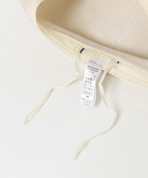 URBAN RESEARCH Sonny Label（アーバンリサーチサニーレーベル）の「サマーベルハット（ハット・レディース・アイボリー/ブラック・ONE）」の5枚目の写真
