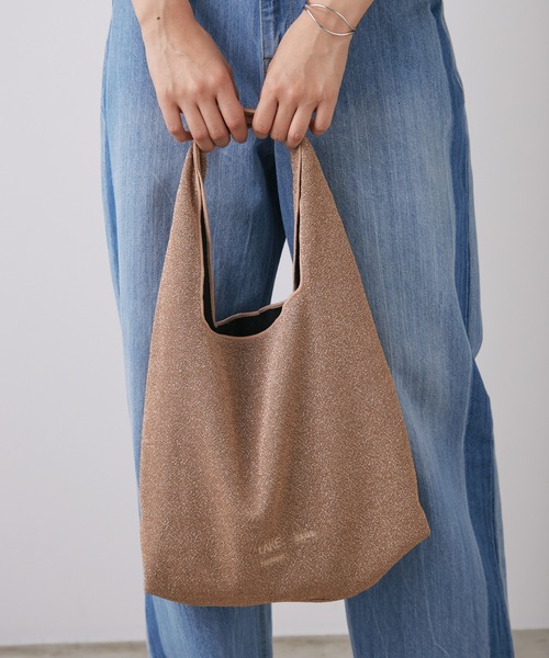 Kastane（カスタネ）の「ラメマルシェBAG（ハンドバッグ・レディース・ピンク/シルバー/ゴールド・FREE）」の5枚目の写真