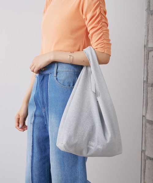 Kastane（カスタネ）の「ラメマルシェBAG（ハンドバッグ・レディース・ピンク/シルバー/ゴールド・FREE）」の4枚目の写真