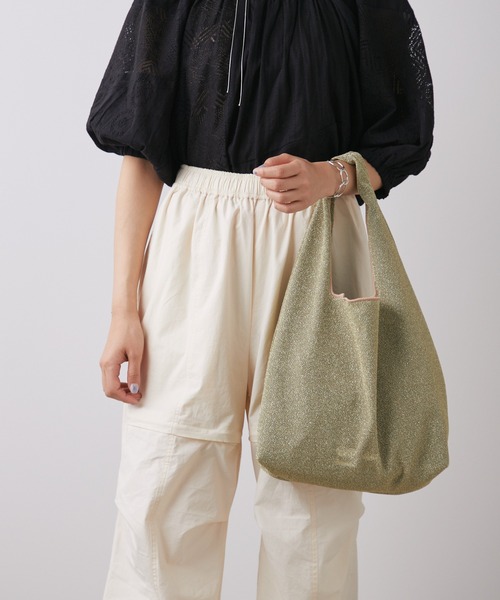 Kastane（カスタネ）の「ラメマルシェBAG（ハンドバッグ・レディース・ピンク/シルバー/ゴールド・FREE）」の6枚目の写真