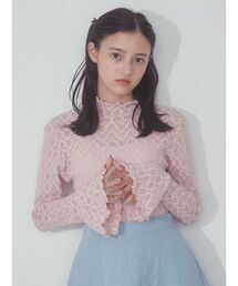 merry jenny | レースフレアスリーブtops(Tシャツ/カットソー)